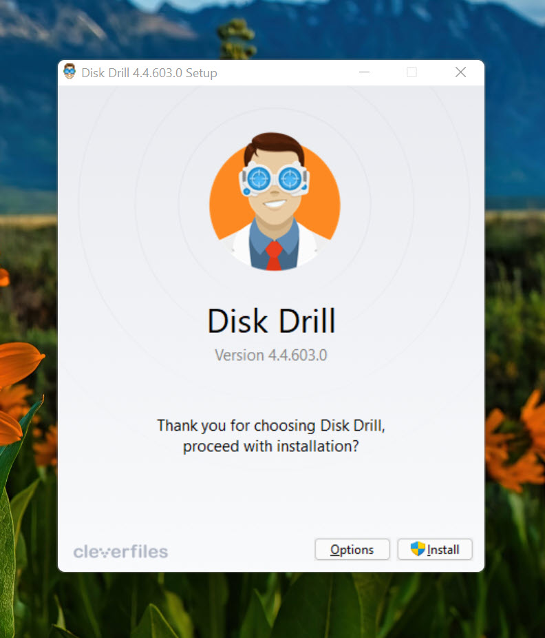 disk drill install