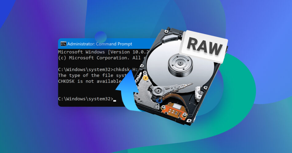 CHKDSK Is Not Available For RAW Drives