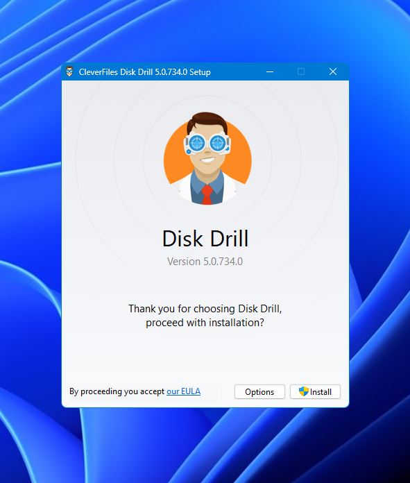 disk drill install