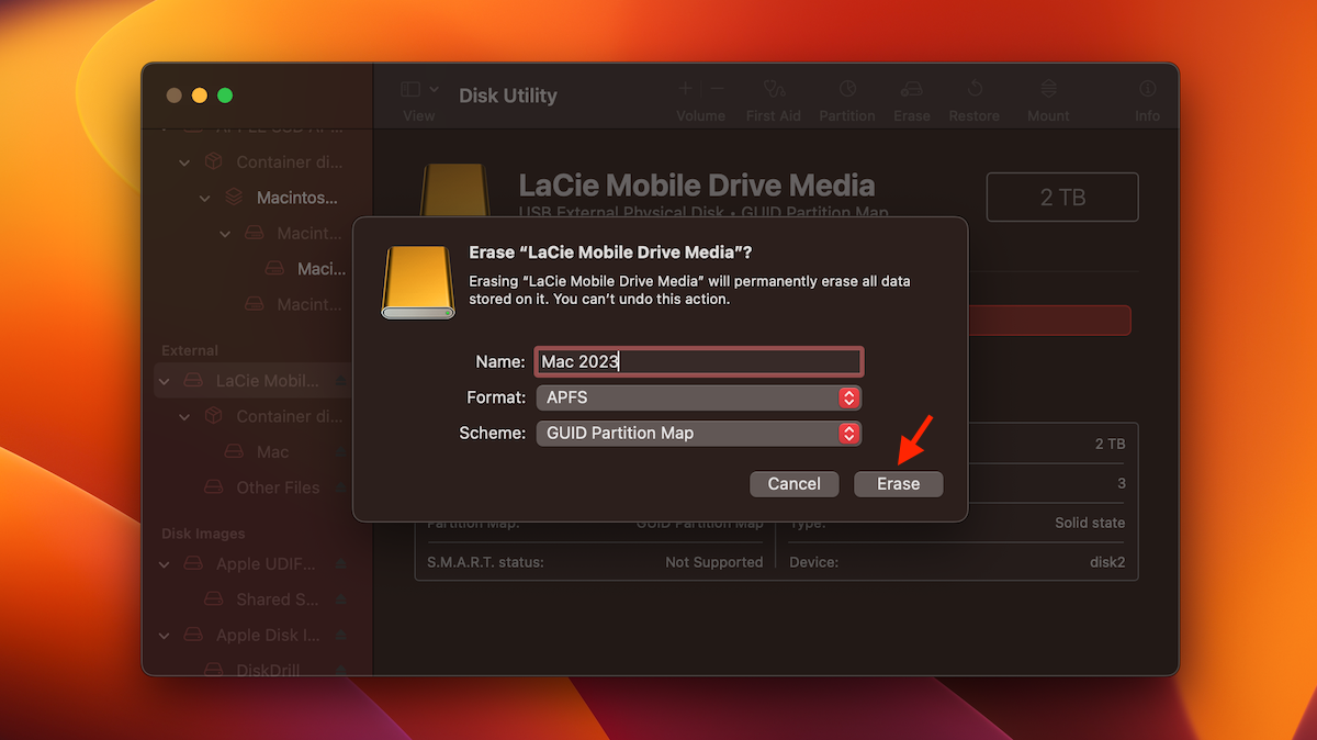 erase drive Mac