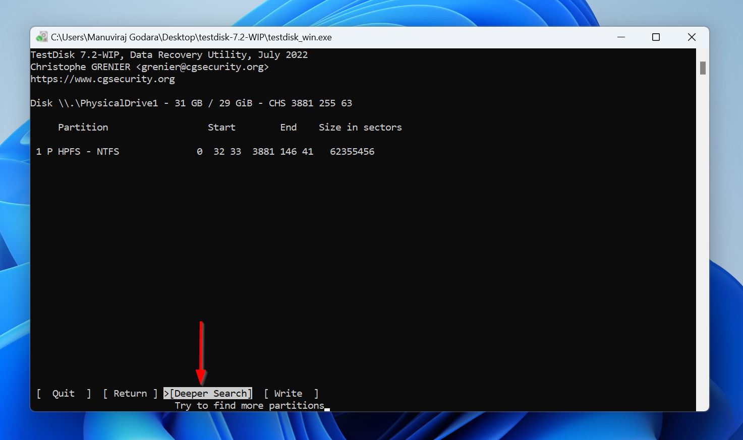 Use Deeper Search in TsstDisk for find more partitions on SSD.