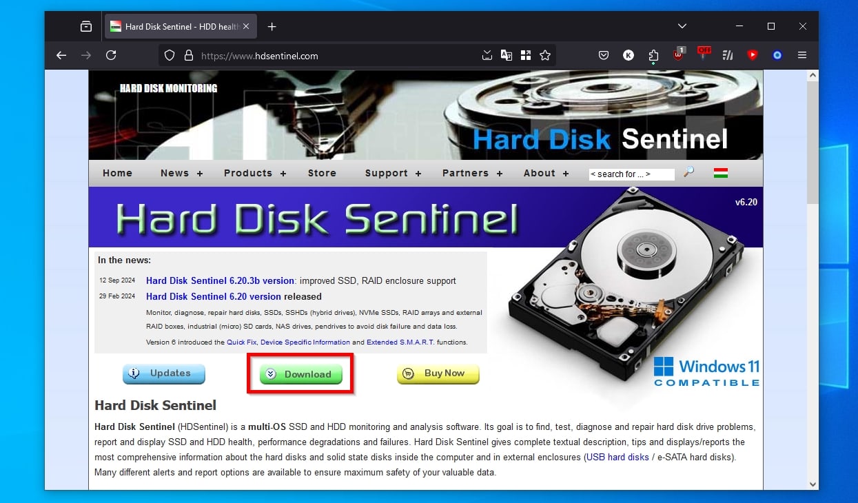 Hard Disk Sentinel Download From Official Site