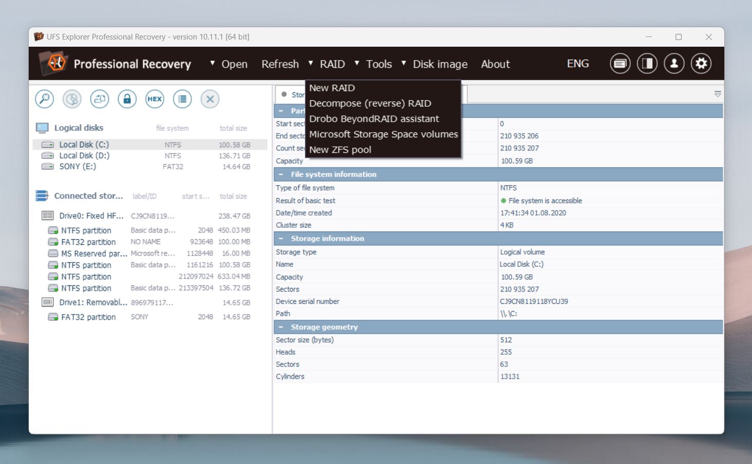 UFS Explorer - RAID Data Recovery