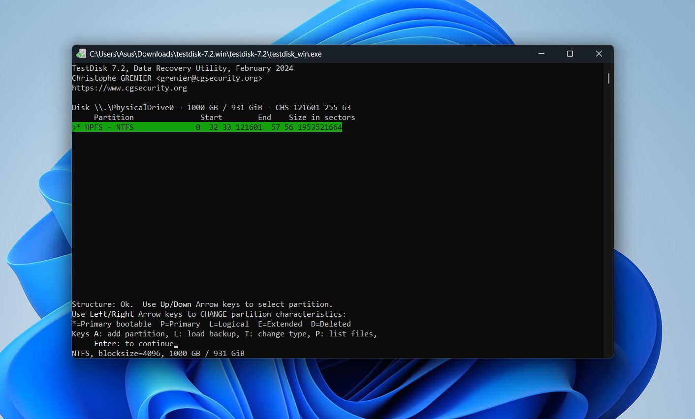 testdisk found_partitions5